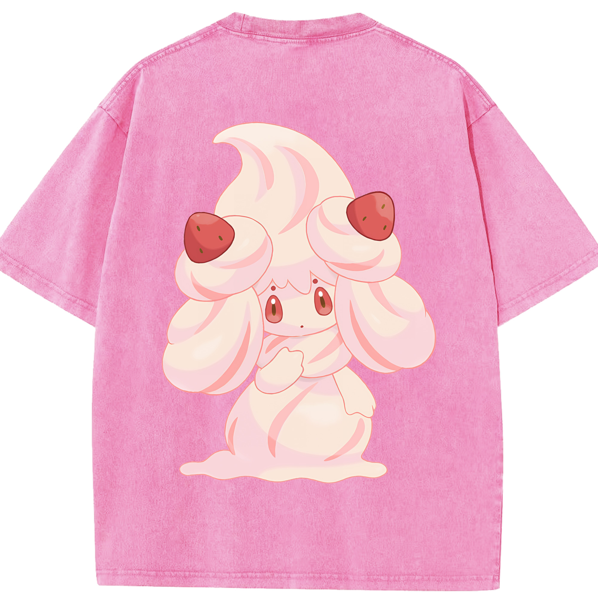 （画像用） ポケットモンスター Pokémon 綿100% ヴィンテージ風 半袖Tシャツ（背面プリント）